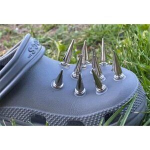 354 Sets Punk Spikes and Studs Kit，8 Sizes Cone Spikes,Metal Tree Spikes Studs